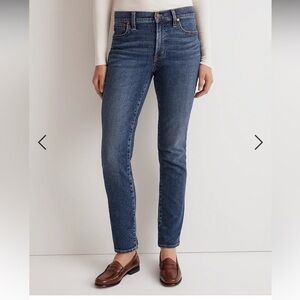 MADEWELL The Petite Mid-Rise Perfect Vintage Jeans 25 petite Deming Wash NWT